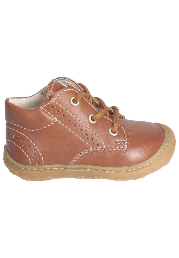 Pepino Halbschuhe Leder Cognac