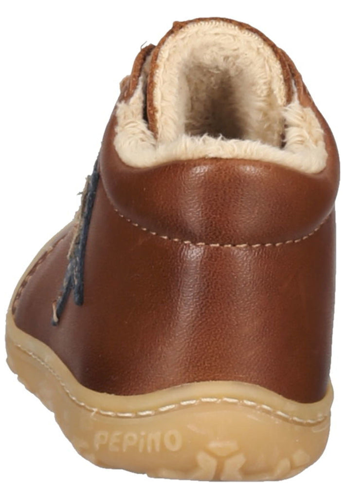 Pepino Halbschuhe Leder Cognac