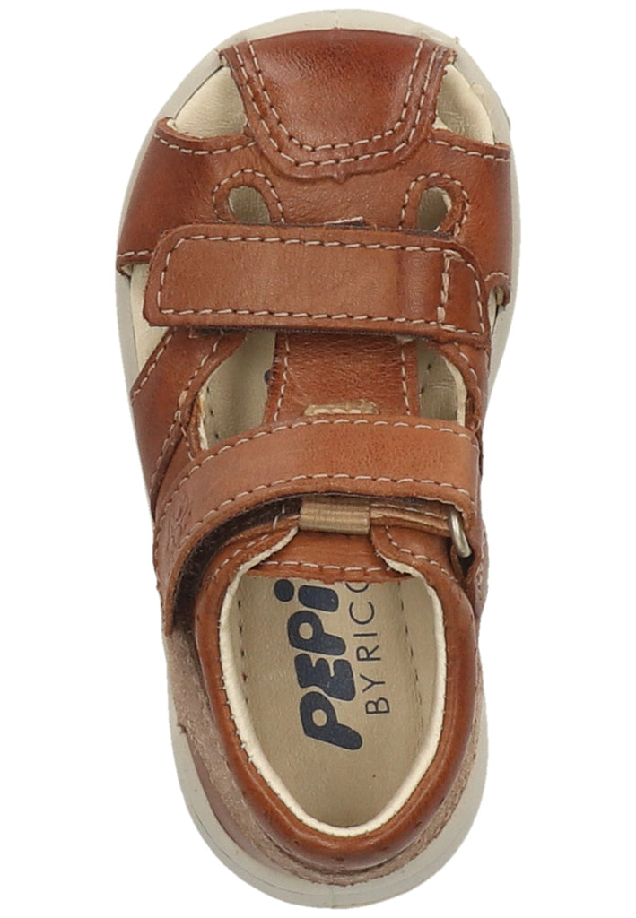 Pepino Halbschuhe Leder Cognac