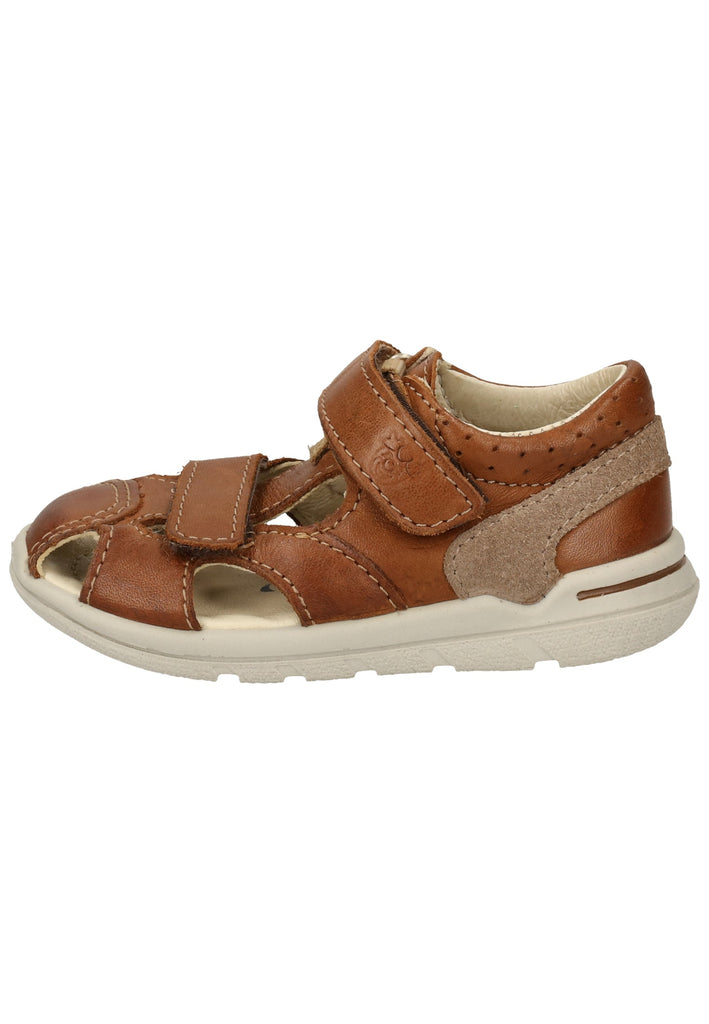 Pepino Halbschuhe Leder Cognac