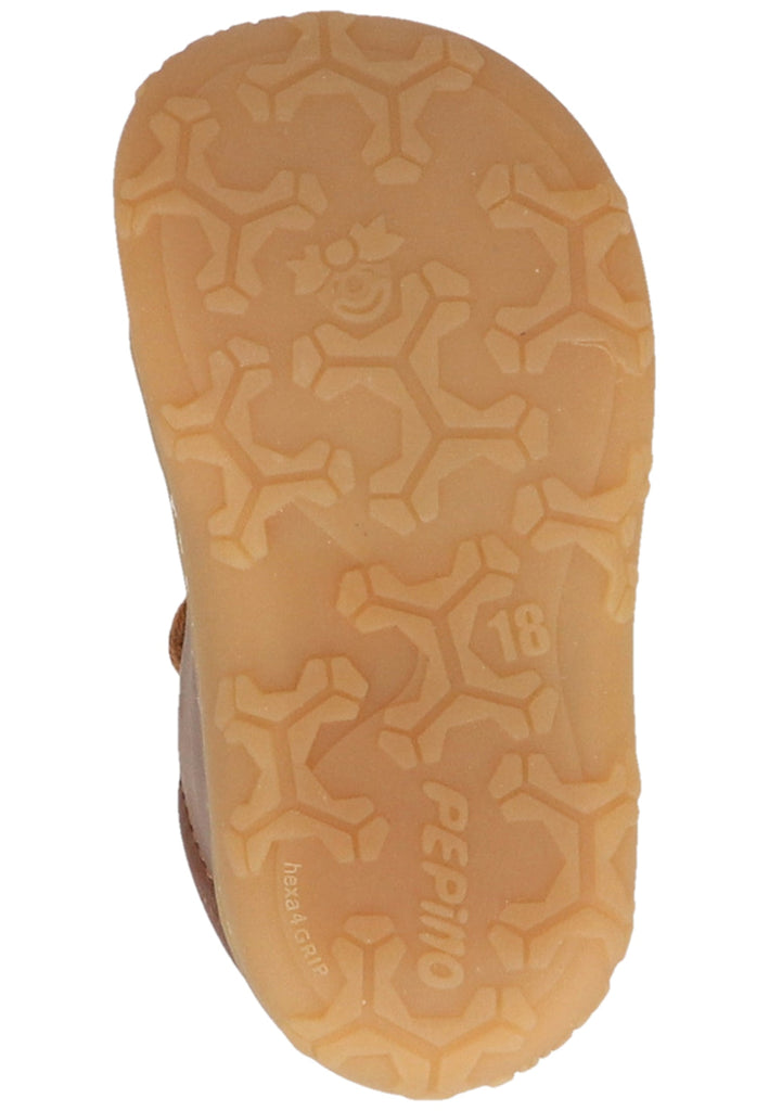 Pepino Halbschuhe Leder Cognac