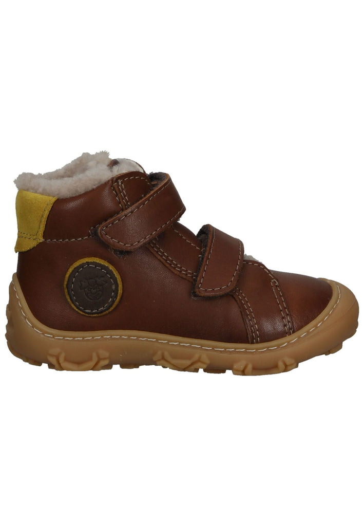 Pepino Halbschuhe Leder Cognac Warmfutter