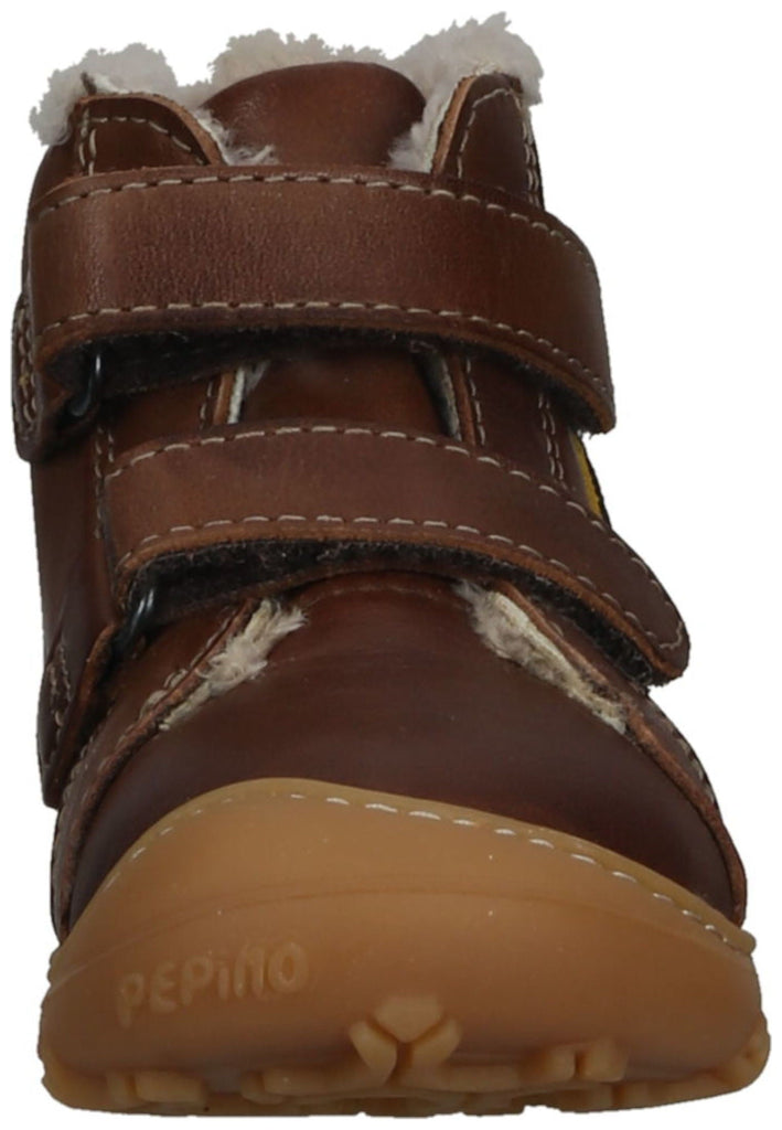 Pepino Halbschuhe Leder Cognac Warmfutter