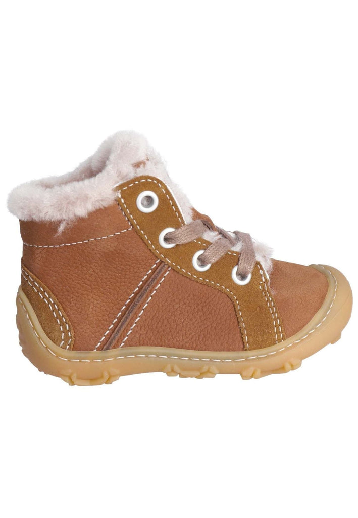 Pepino Halbschuhe Leder Curry Warmfutter