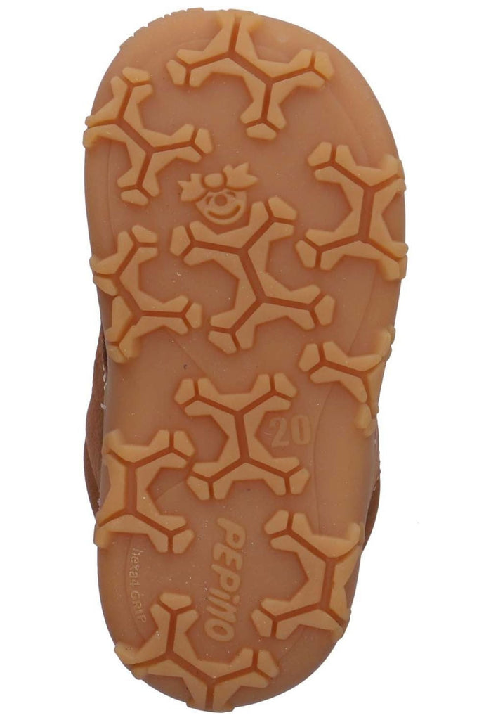 Pepino Halbschuhe Leder Curry Warmfutter