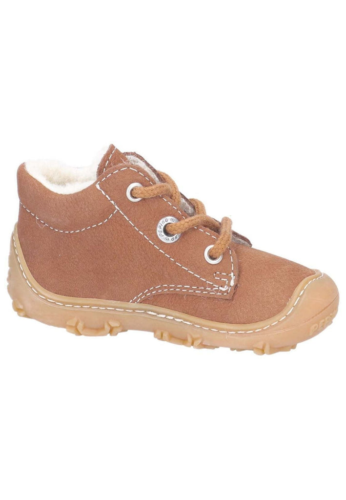 Pepino Halbschuhe Leder Curry Warmfutter