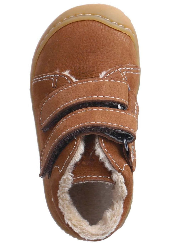 Pepino Halbschuhe Leder Curry Warmfutter