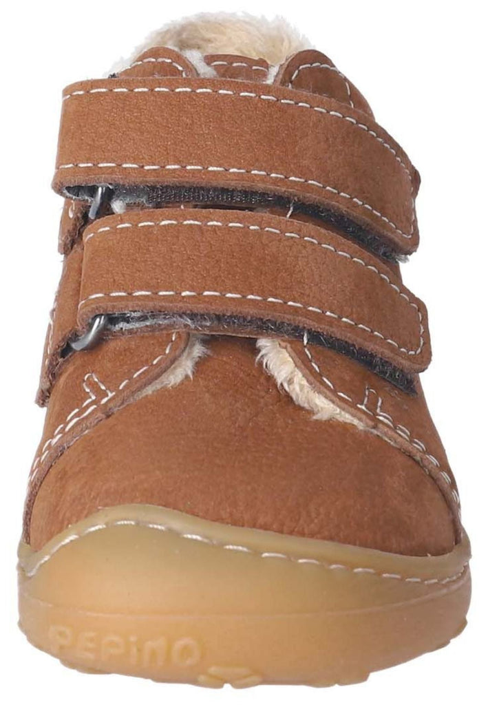 Pepino Halbschuhe Leder Curry Warmfutter