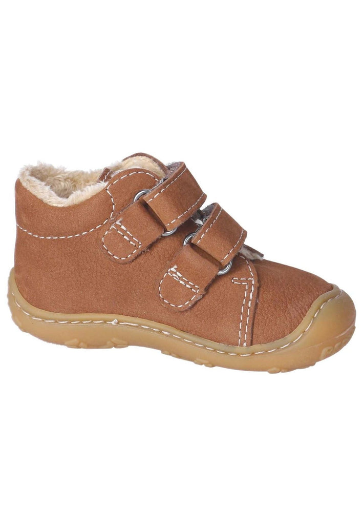 Pepino Halbschuhe Leder Curry Warmfutter