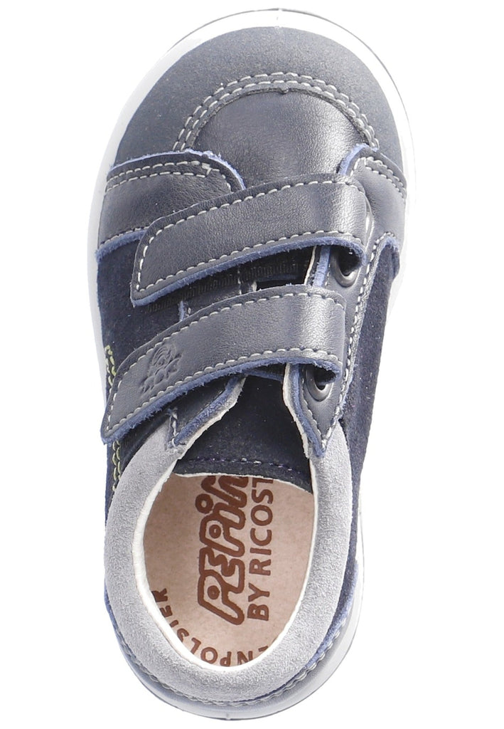 Pepino Halbschuhe Leder Dunkelblau/Grau