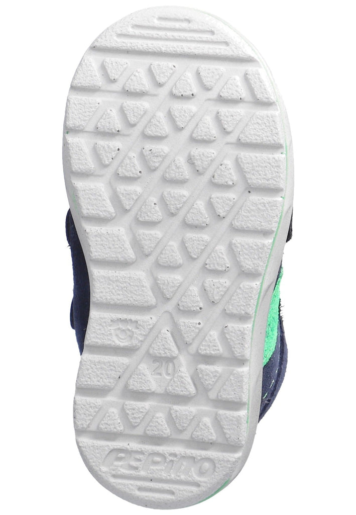 Pepino Halbschuhe Leder Dunkelblau/Grün