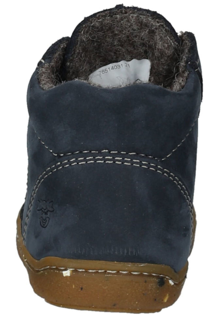 Pepino Halbschuhe Leder Dunkelblau Warmfutter