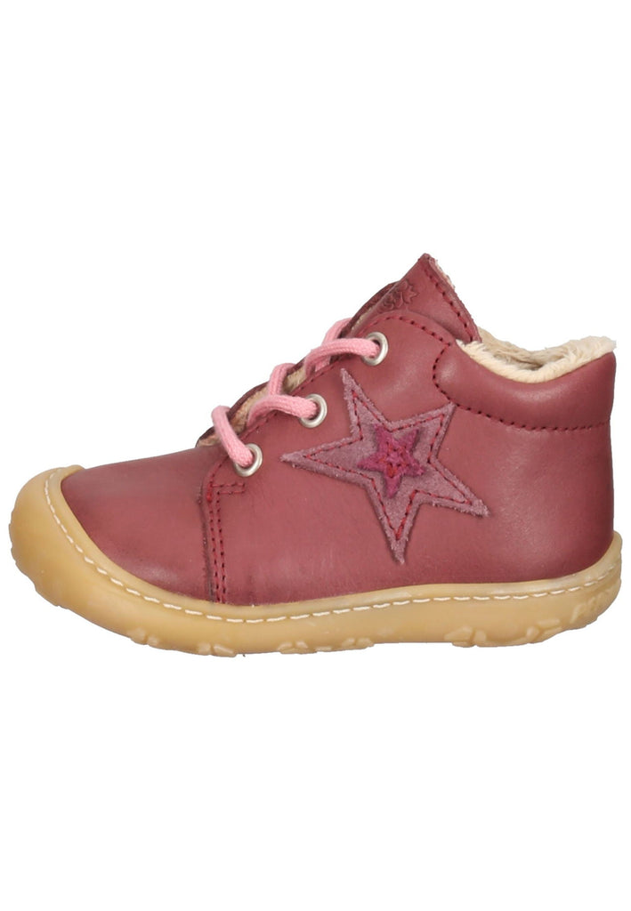 Pepino Halbschuhe Leder Fuchsia