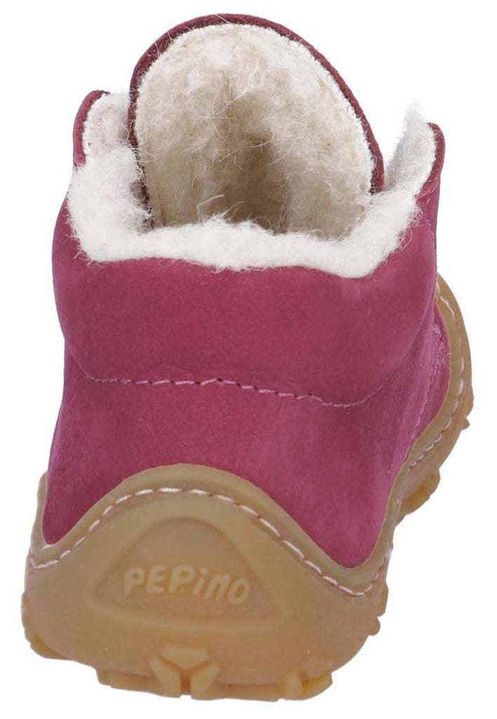 Pepino Halbschuhe Leder Fuchsia Warmfutter