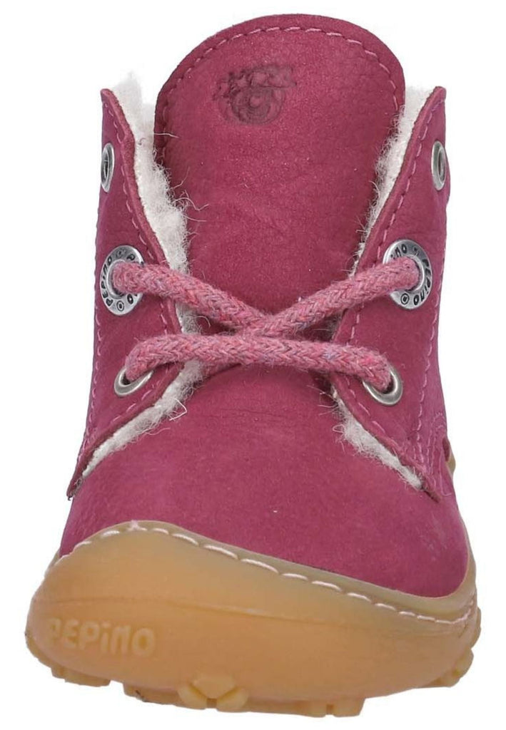 Pepino Halbschuhe Leder Fuchsia Warmfutter