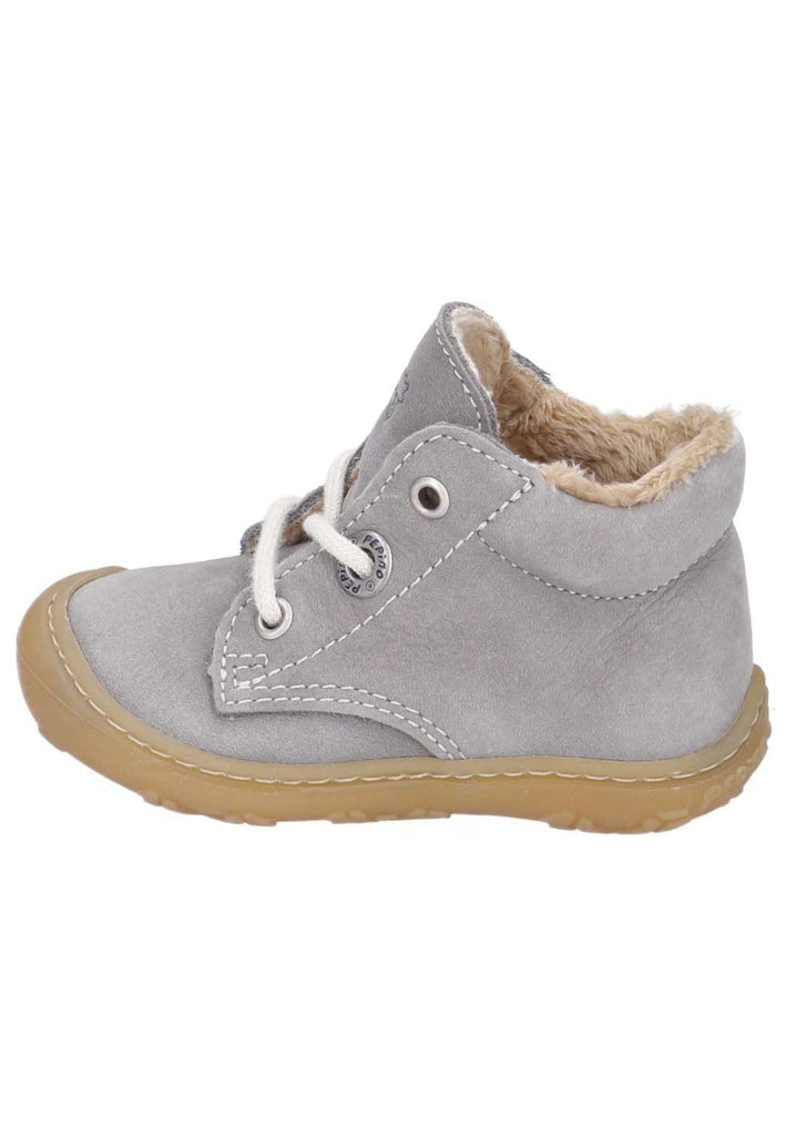 Pepino Halbschuhe Leder Graphit Warmfutter