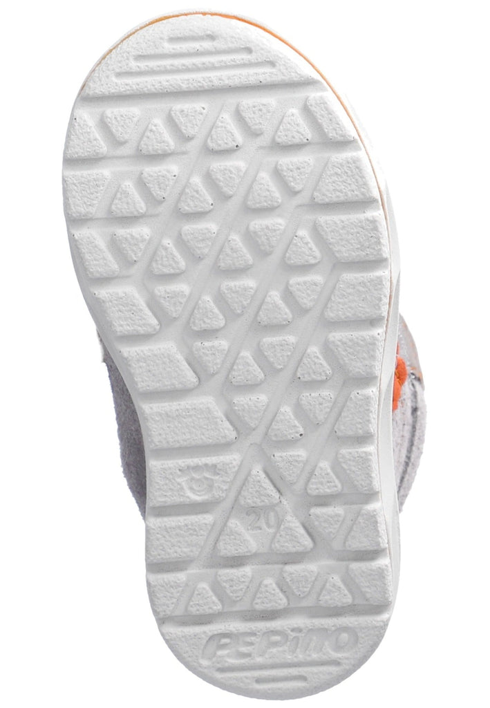 Pepino Halbschuhe Leder Grau/Orange