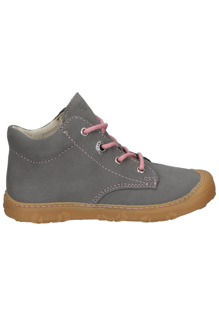Pepino Halbschuhe Leder Grau/Rosa