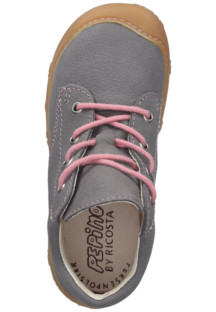 Pepino Halbschuhe Leder Grau/Rosa