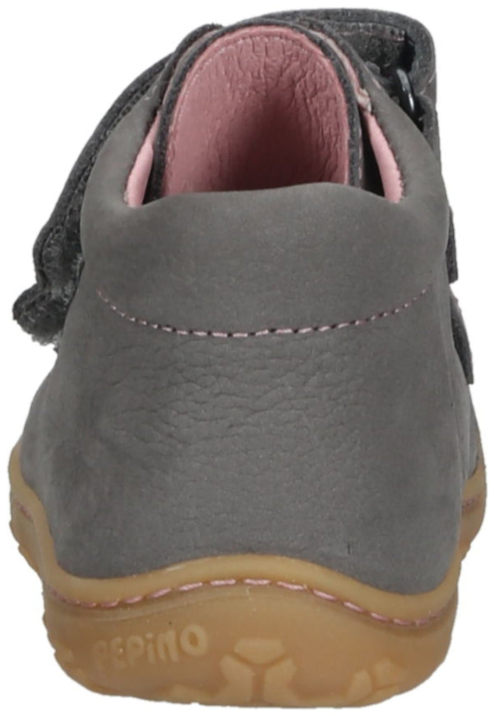Pepino Halbschuhe Leder Grau/Rosa