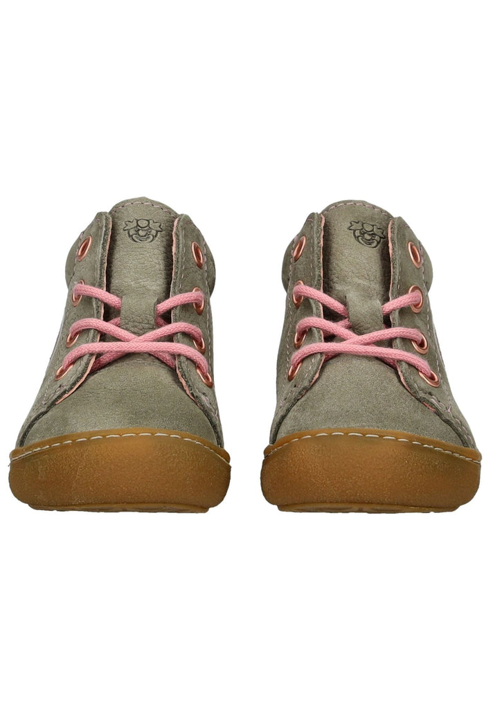 Pepino Halbschuhe Leder Grau/Rosa