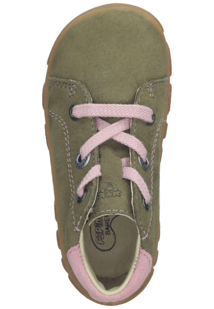 Pepino Halbschuhe Leder Grün Warmfutter