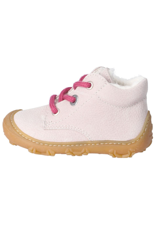Pepino Halbschuhe Leder Hellrosa Warmfutter