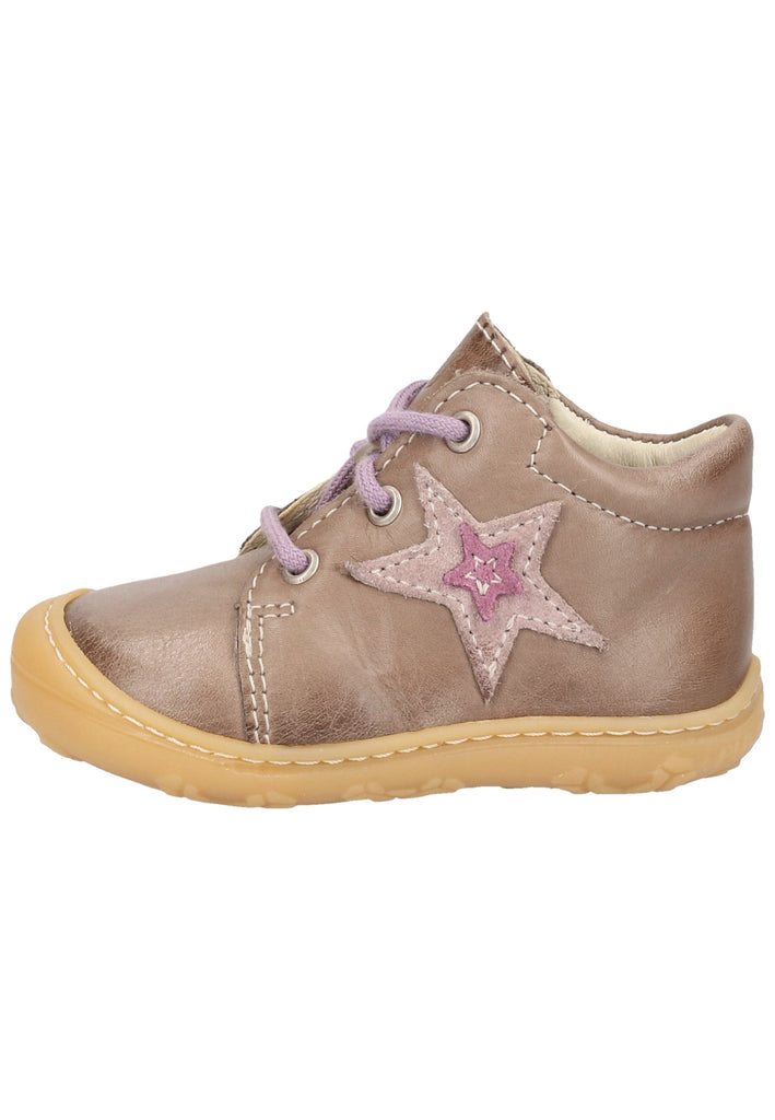 Pepino Halbschuhe Leder Kies