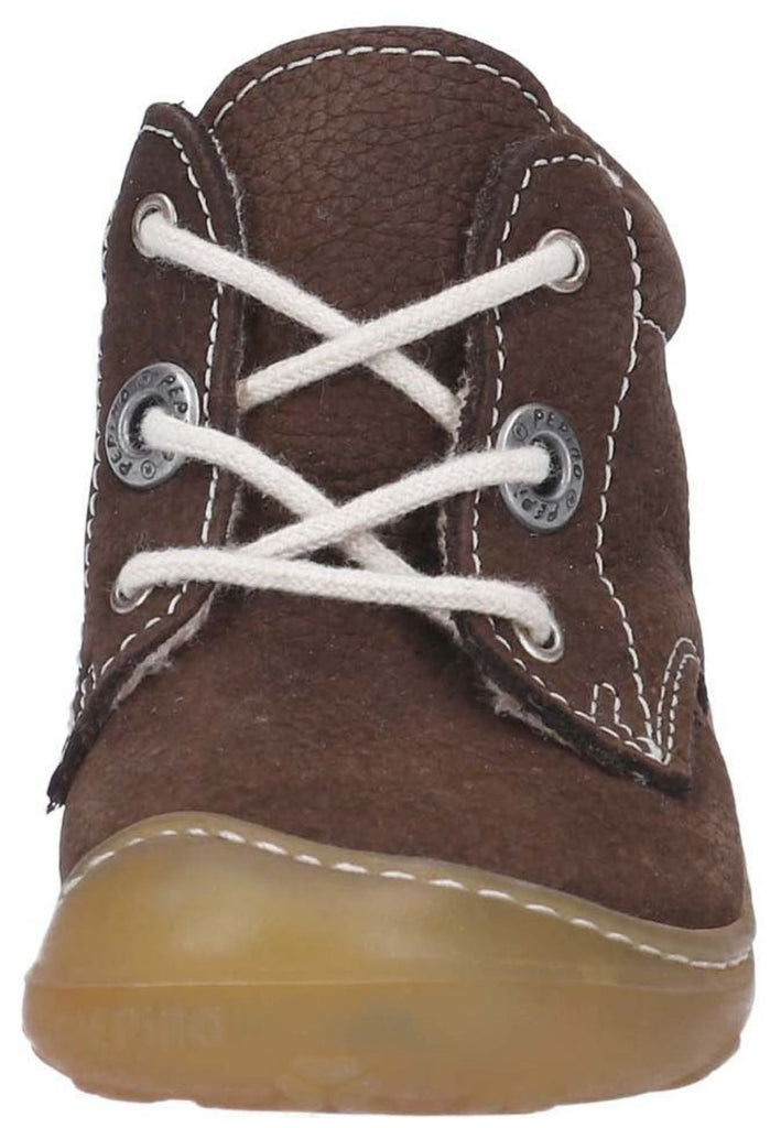 Pepino Halbschuhe Leder Marone Warmfutter