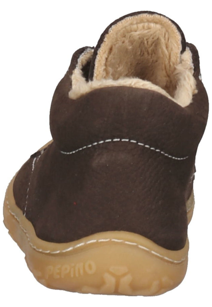 Pepino Halbschuhe Leder Marrone Warmfutter