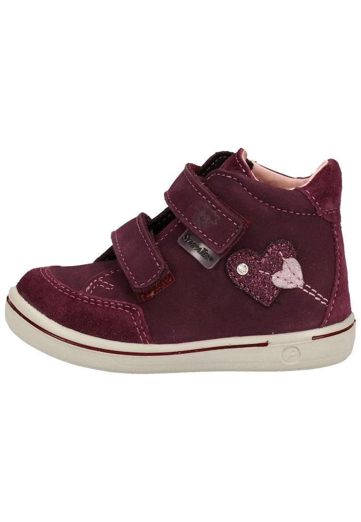 Pepino Halbschuhe Leder Merlot
