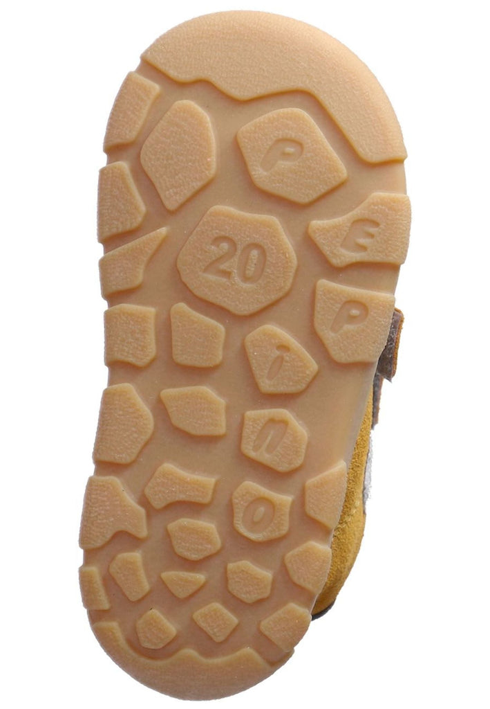Pepino Halbschuhe Leder Mustard Warmfutter