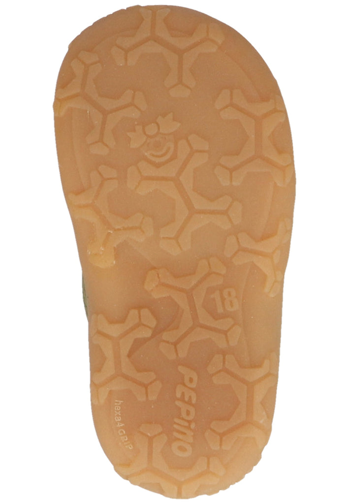 Pepino Halbschuhe Leder Oliv