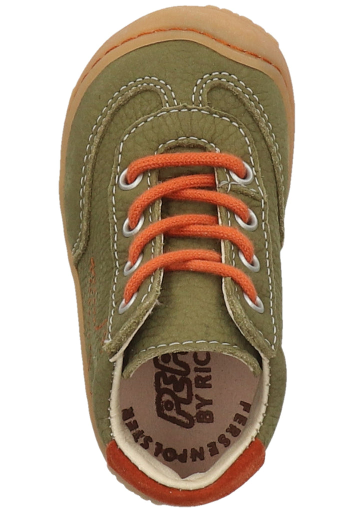 Pepino Halbschuhe Leder Oliv