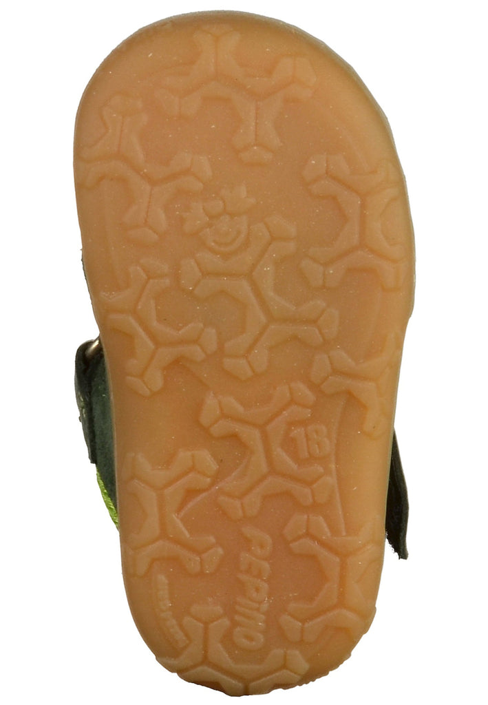 Pepino Halbschuhe Leder Oliv