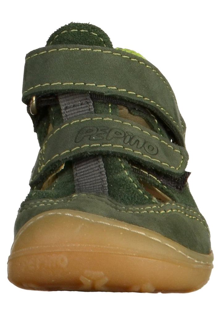 Pepino Halbschuhe Leder Oliv