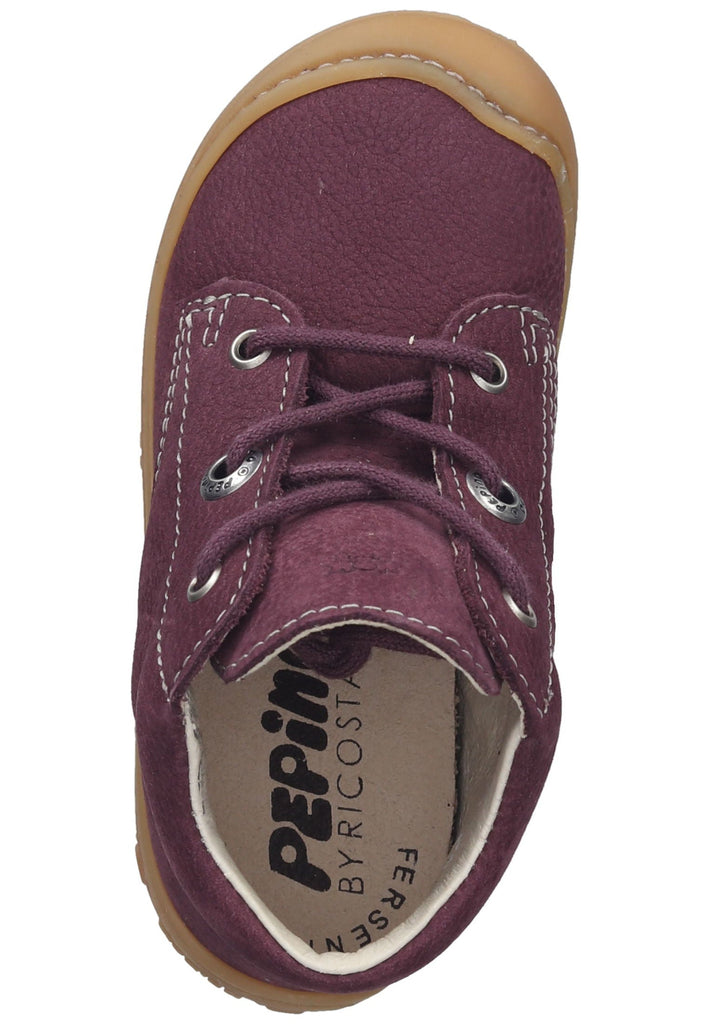 Pepino Halbschuhe Leder Pflaume