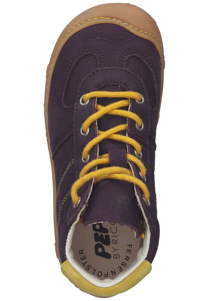 Pepino Halbschuhe Leder Pflaume