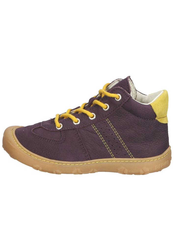 Pepino Halbschuhe Leder Pflaume