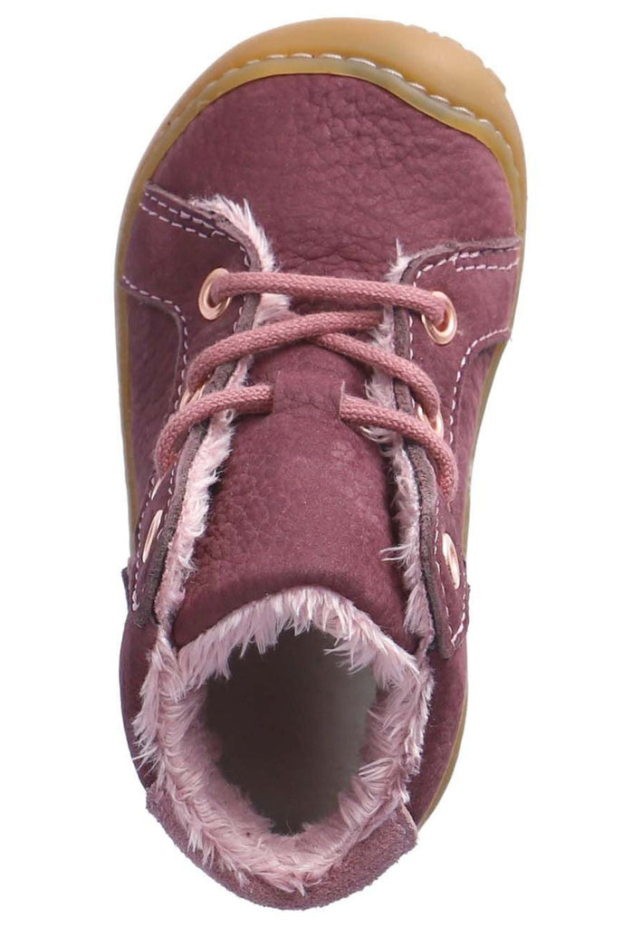 Pepino Halbschuhe Leder Pflaume Warmfutter