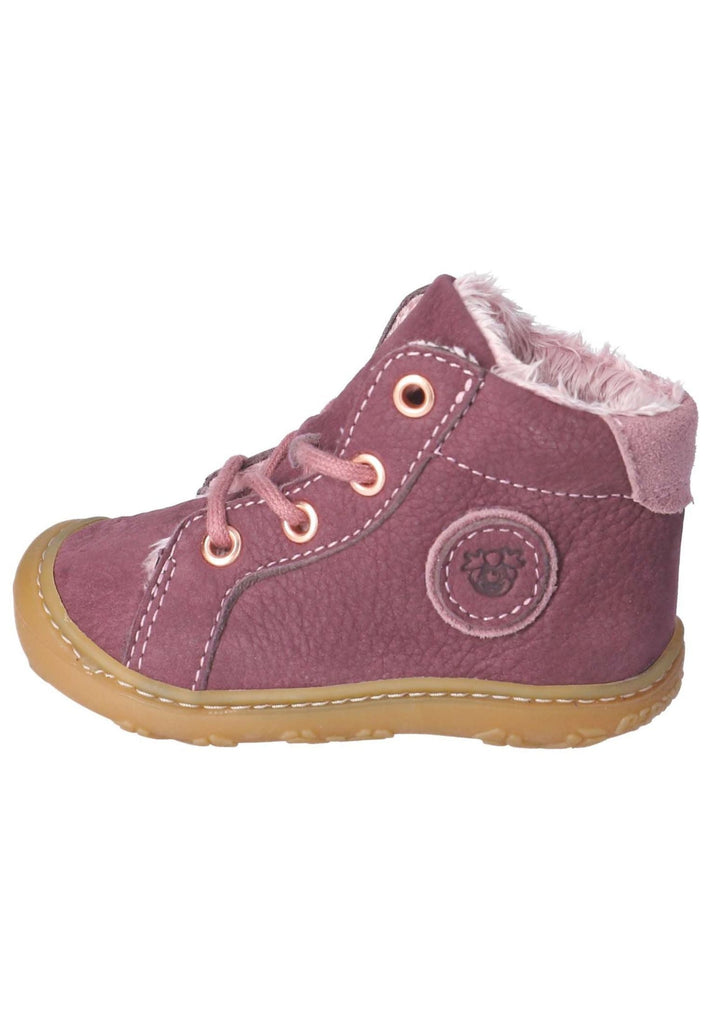 Pepino Halbschuhe Leder Pflaume Warmfutter