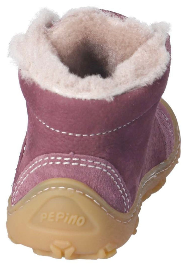 Pepino Halbschuhe Leder Pflaume Warmfutter
