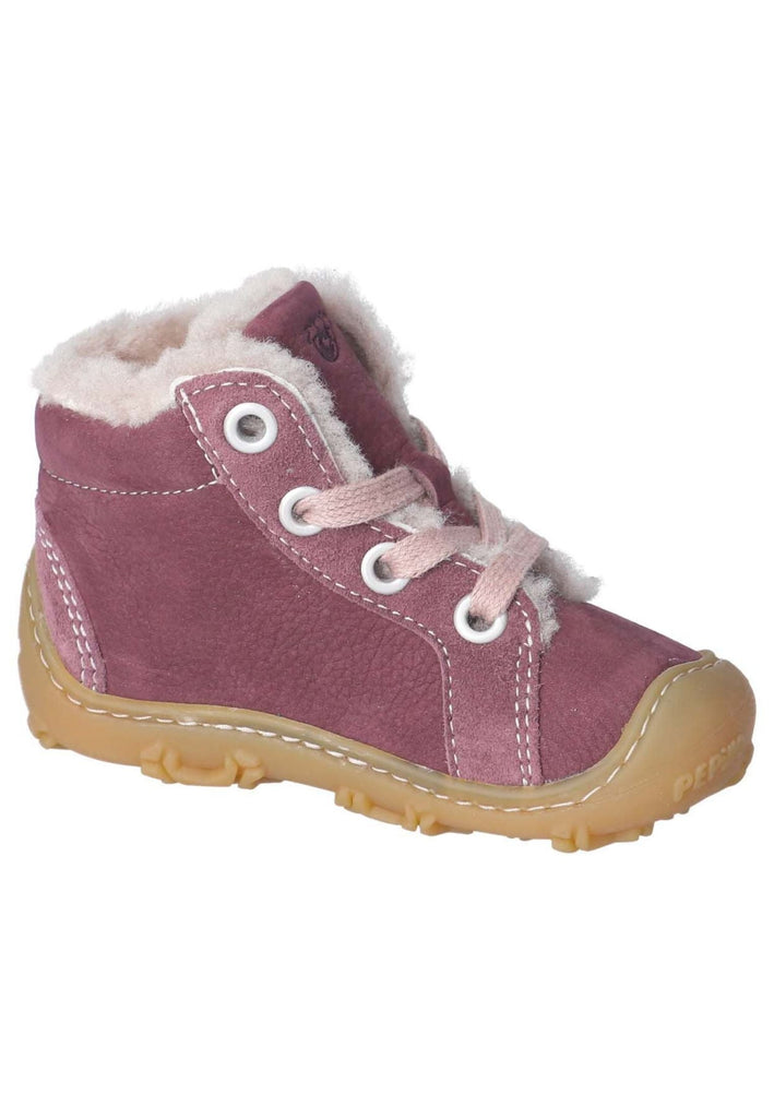 Pepino Halbschuhe Leder Pflaume Warmfutter