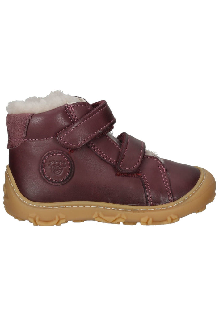 Pepino Halbschuhe Leder Pflaume Warmfutter