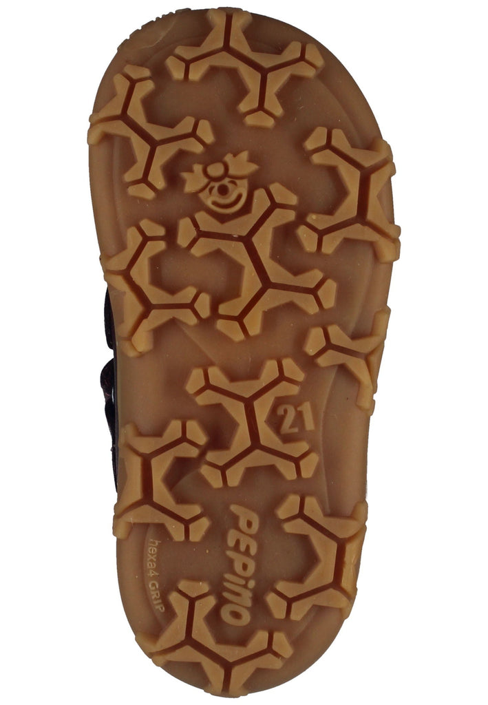 Pepino Halbschuhe Leder Pflaume Warmfutter