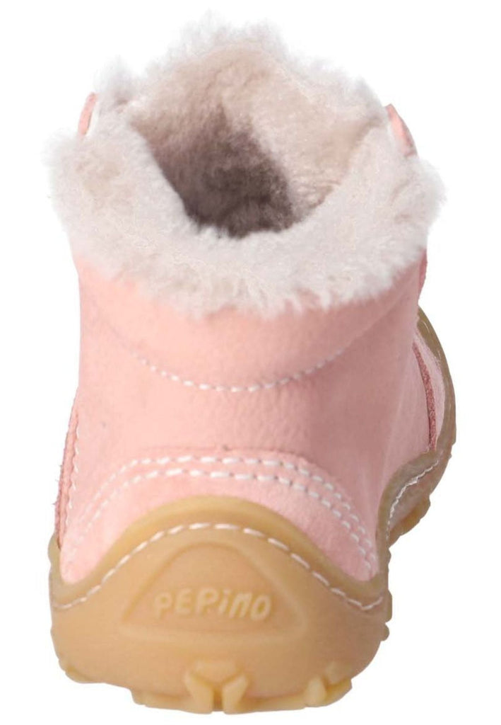 Pepino Halbschuhe Leder Rosa Warmfutter