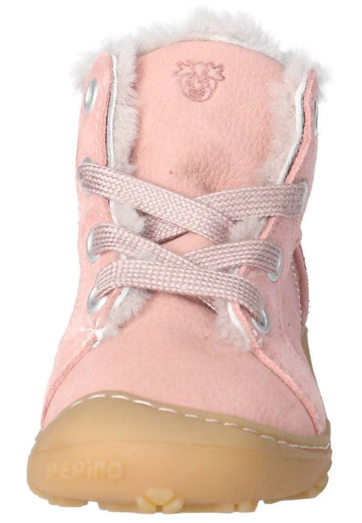 Pepino Halbschuhe Leder Rosa Warmfutter