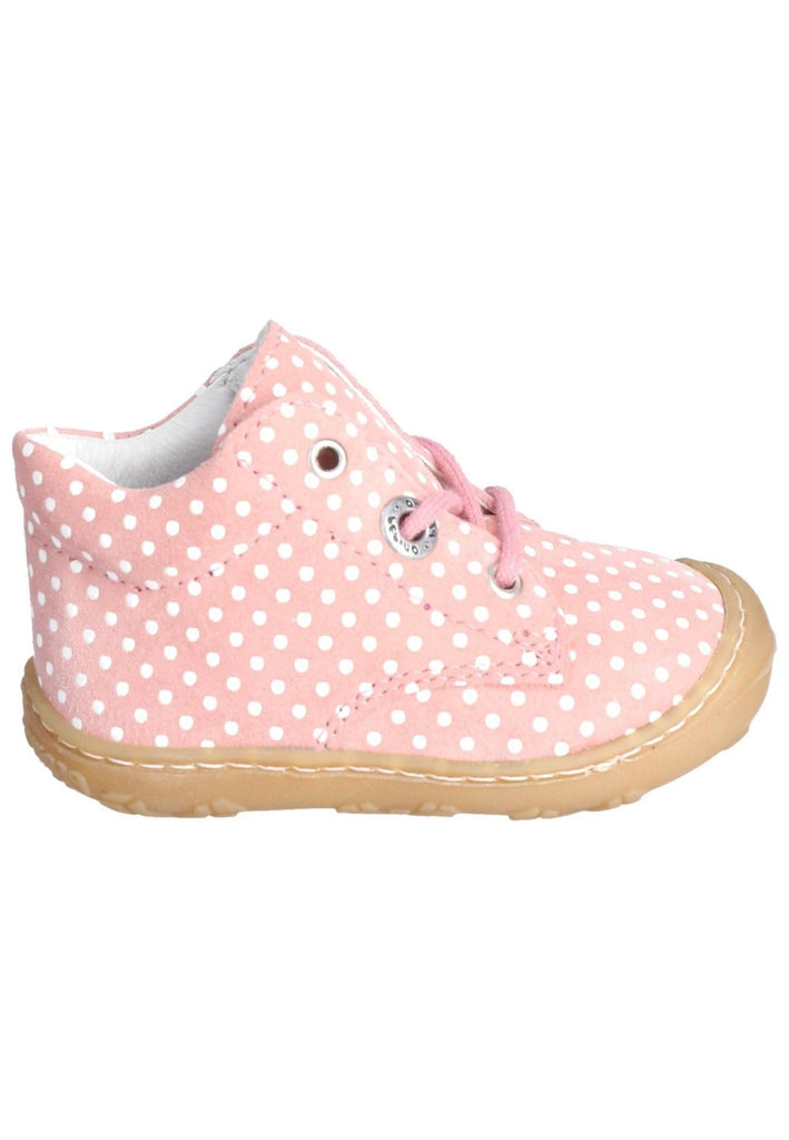 Pepino Halbschuhe Leder Rosa/Weiß