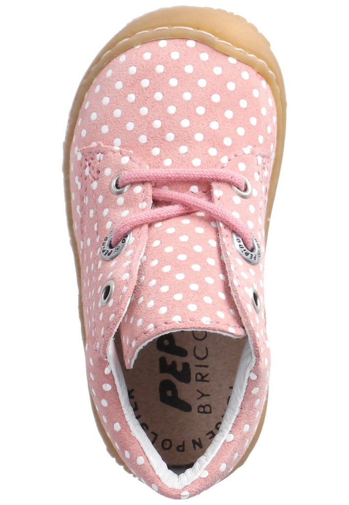 Pepino Halbschuhe Leder Rosa/Weiß