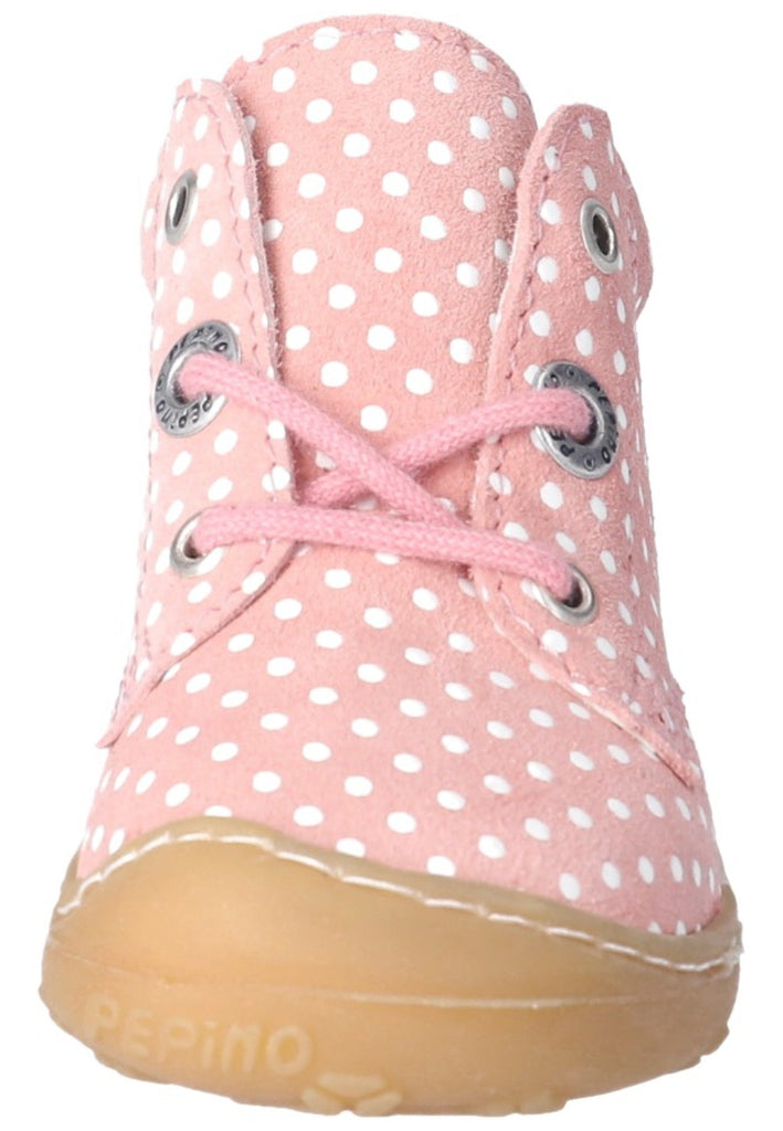 Pepino Halbschuhe Leder Rosa/Weiß